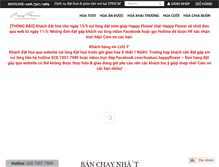 Tablet Screenshot of happyflower.vn